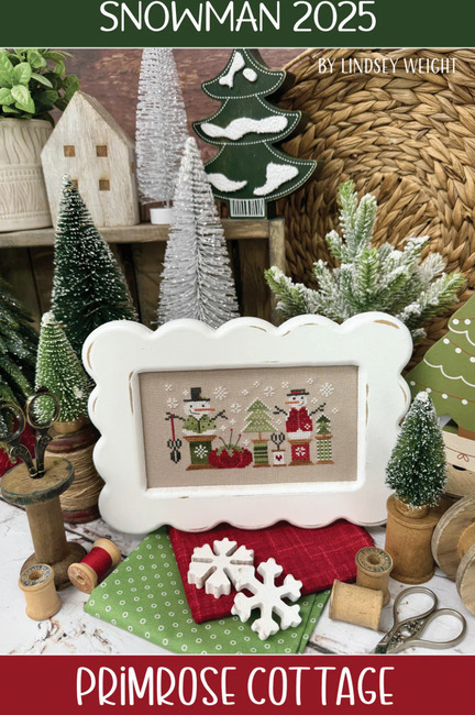 Snowman 2025  by Primrose Cottage