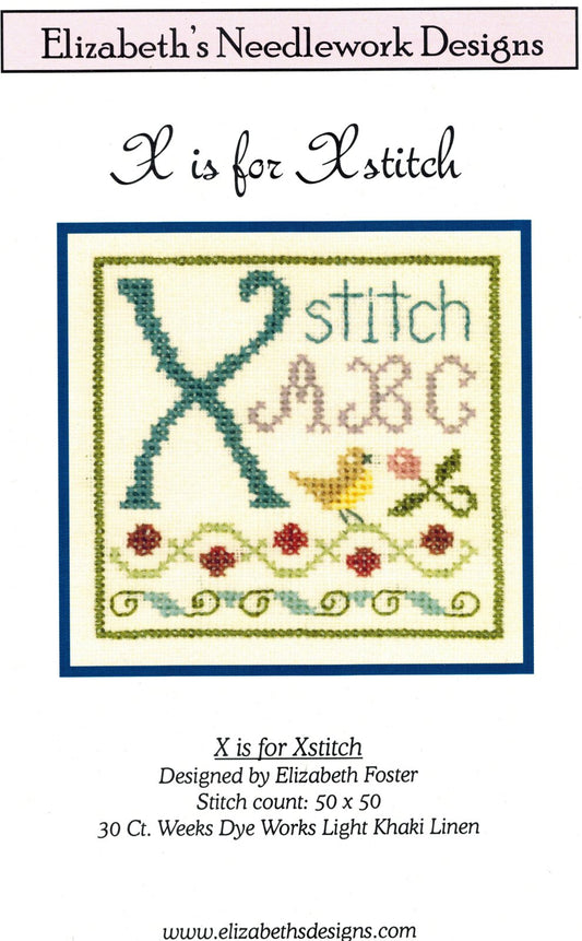 X is for Xstitch by Elizabeth’s Needlework Designs