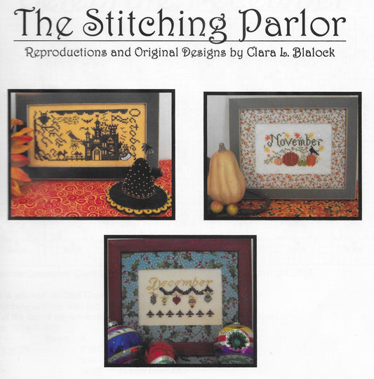 Celebrate! October, November, and December by The Stitching Parlor
