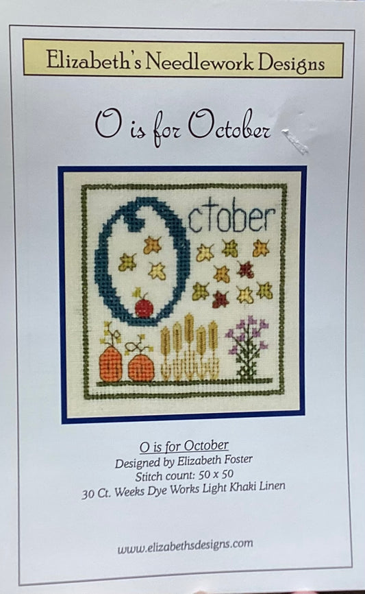 O is for October by Elizabeth’s Needlework Designs