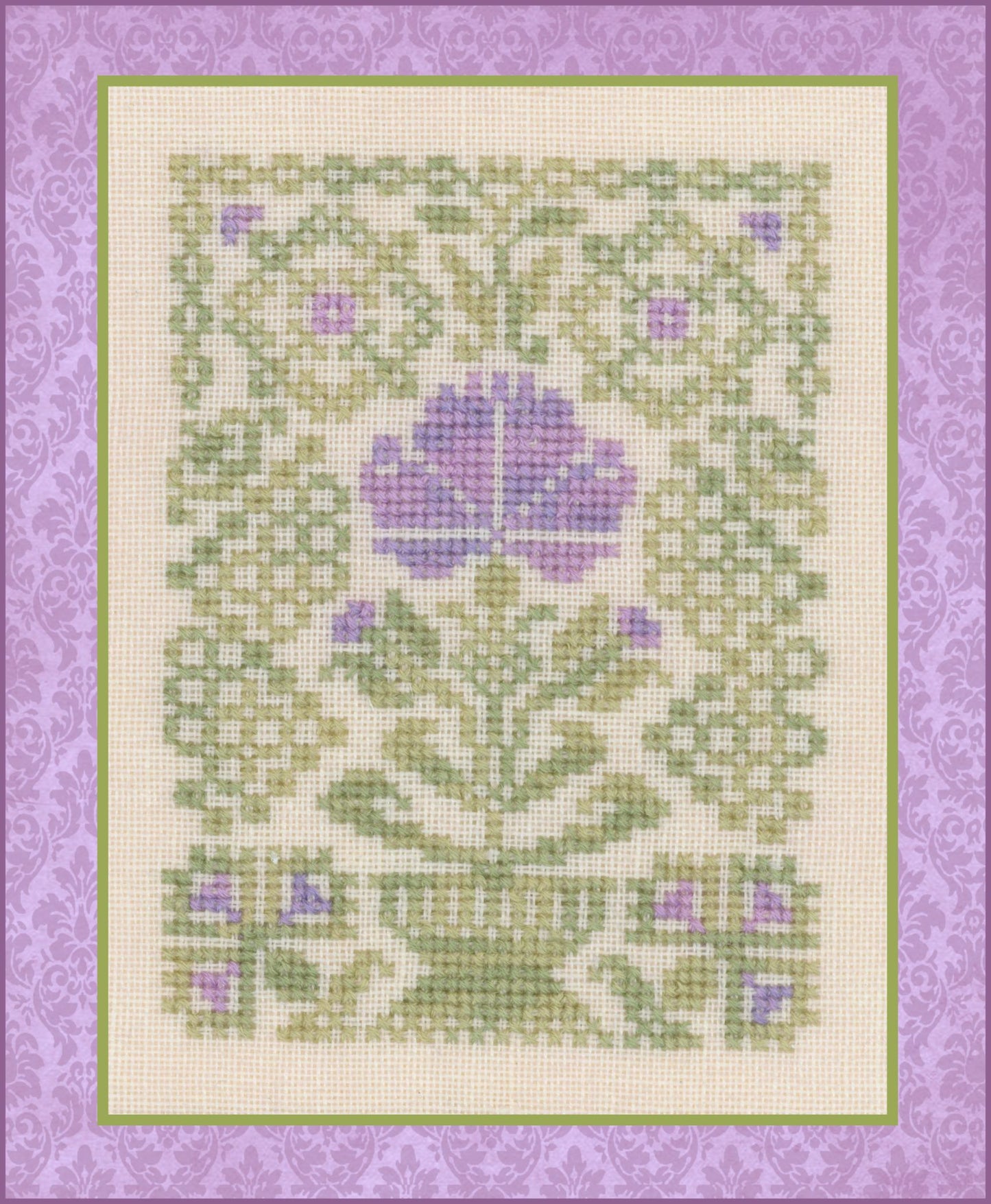 Simple Samplers: Easter Flower by Elizabeth’s Needlework Designs