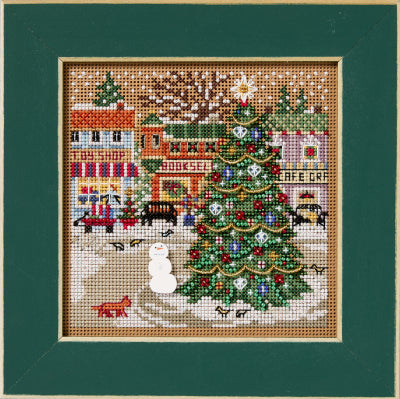 Buttons & Beads Christmas Village: Holiday Square Kit by Mill Hill