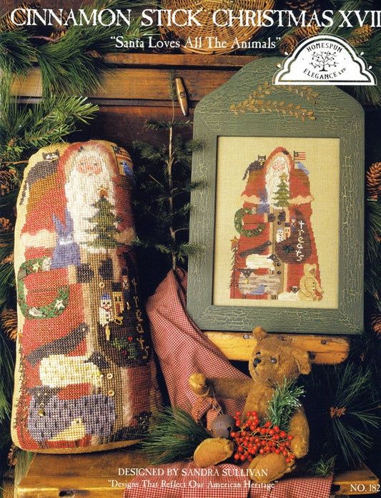 Cinnamon Stick Christmas XVII: Santa Loves All Animals by Homespun Elegance
