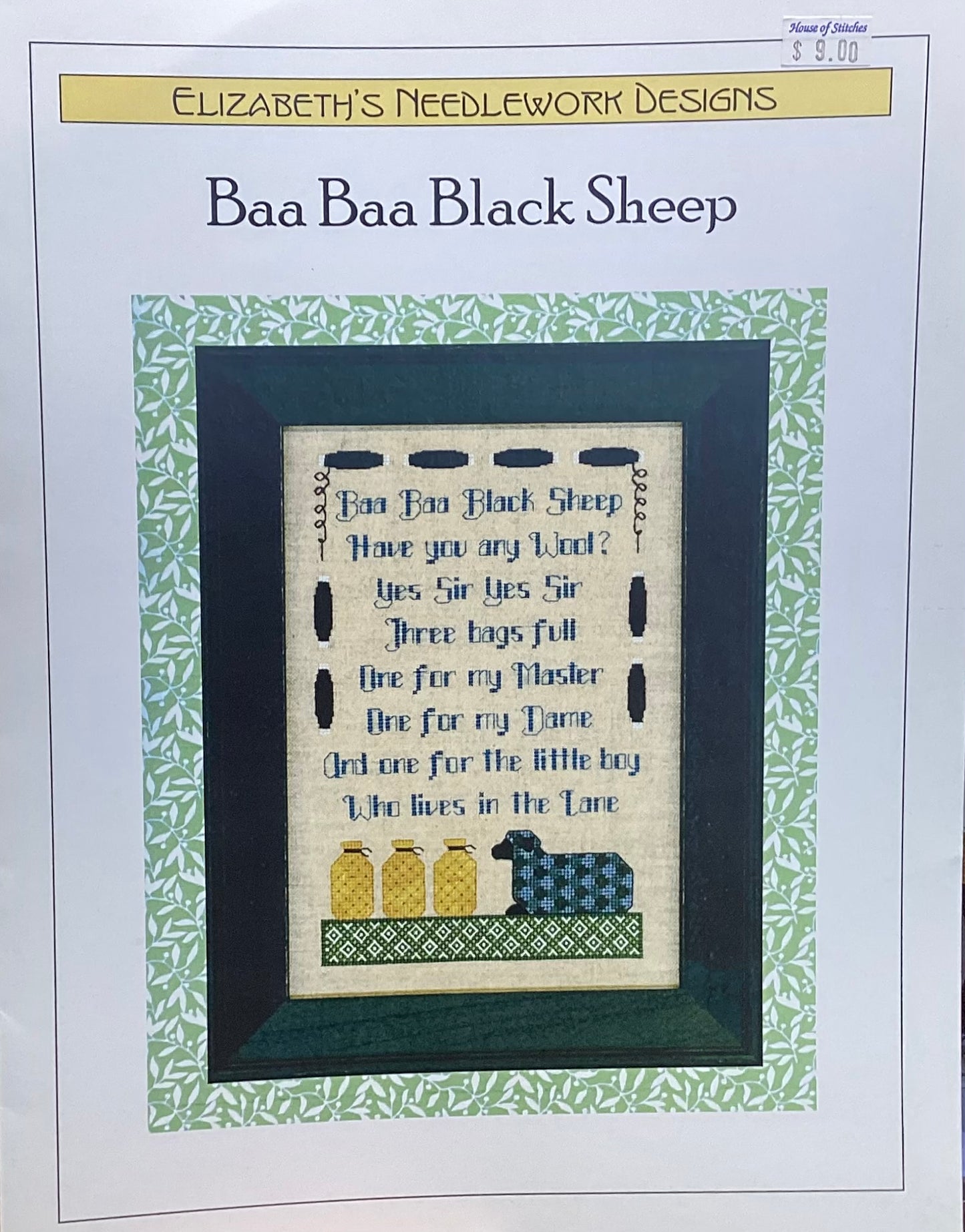 Baa Baa Black Sheep by Elizabeth’s Needlework Designs