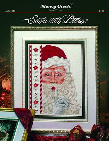 Santa with Buttons by Stoney Creek Collection