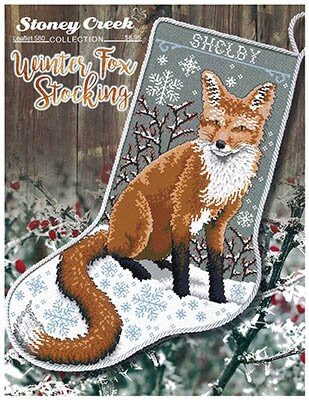 Winter Fox Stocking by Stoney Creek Collection