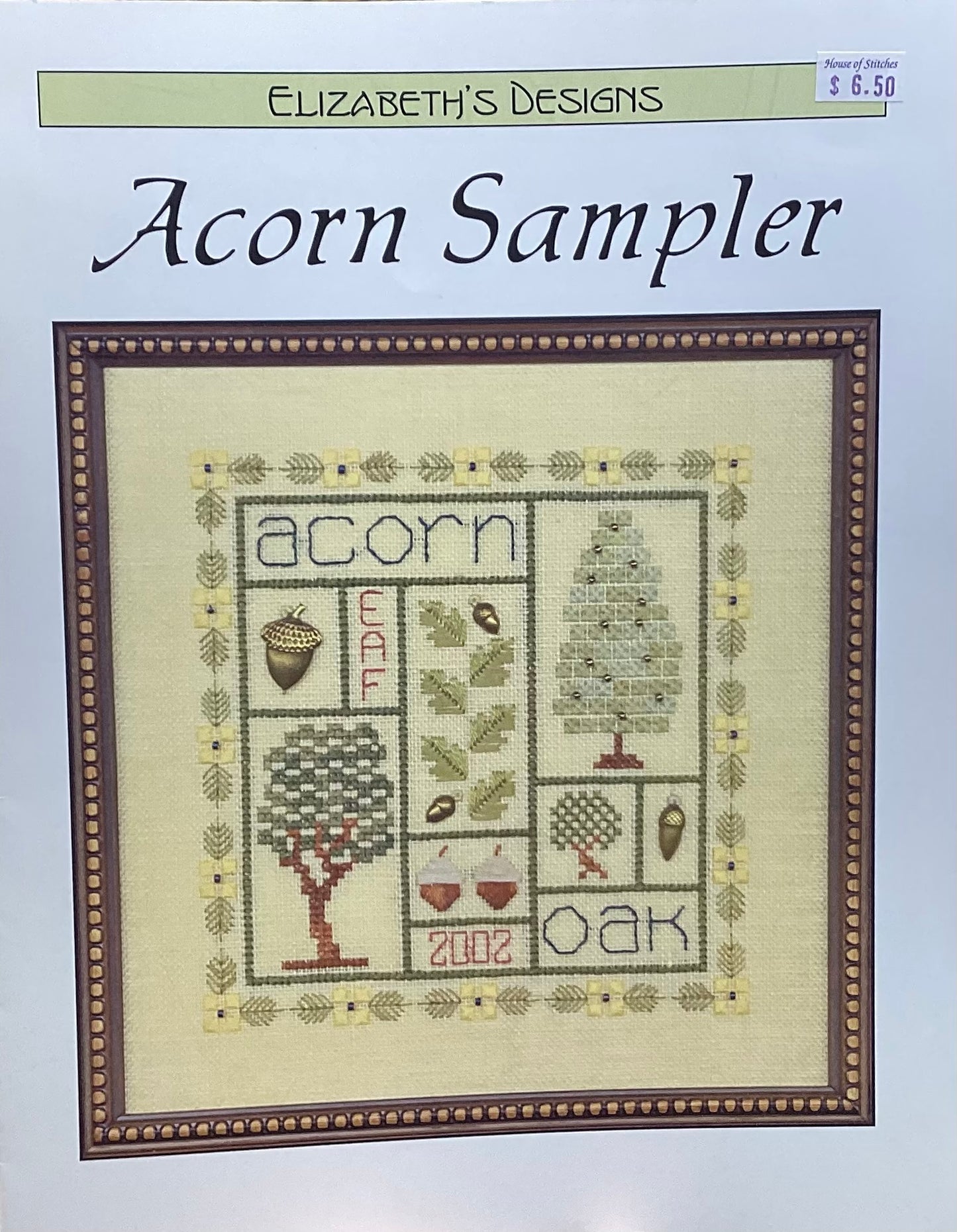 Acorn Sampler by Elizabeth’s Needlework Designs