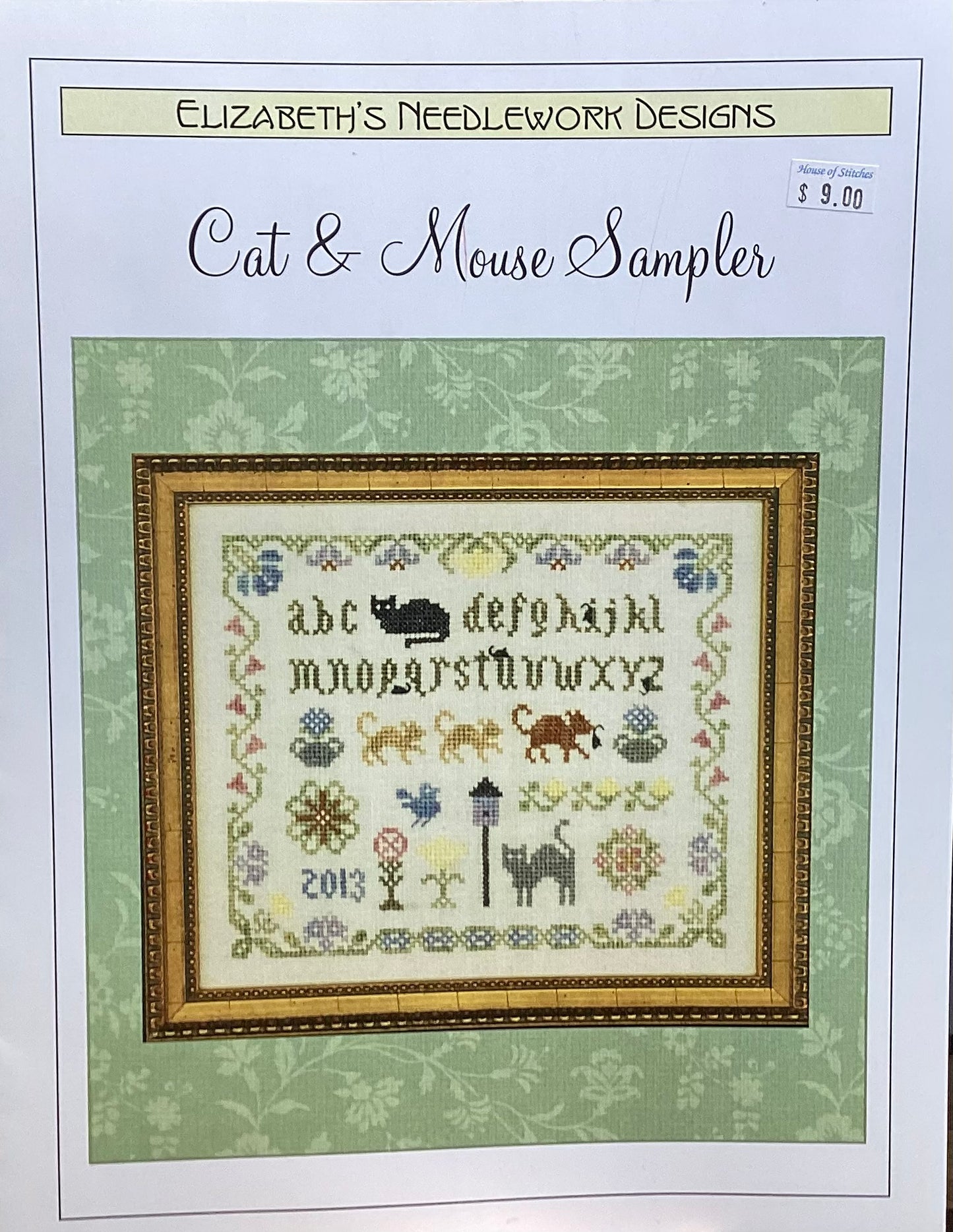 Cat & Mouse Sampler by Elizabeth’s Needlework Designs