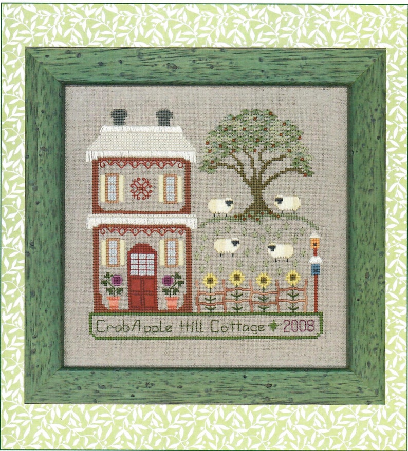 CrabApple Hill Cottage by Elizabeth’s Needlework Designs