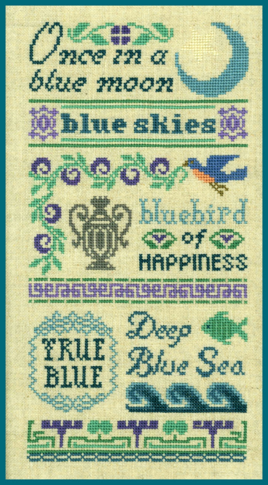 Antique Blue Sampler by Elizabeth’s Needlework Designs