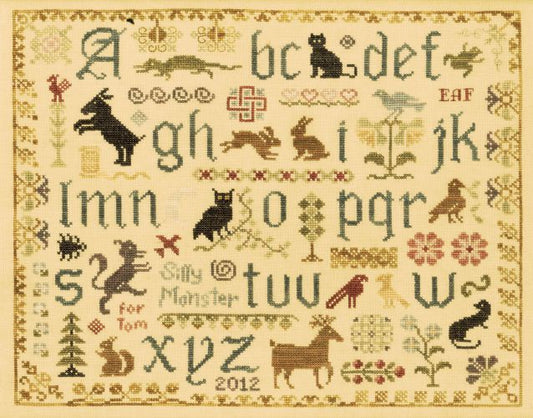 Antique Animal Sampler by Elizabeth’s Needlework Designs