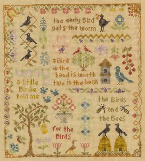 Antique Bird Sampler by Elizabeth’s Needlework Designs