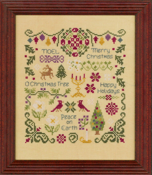Antique Christmas Sampler by Elizabeth’s Needlework Designs