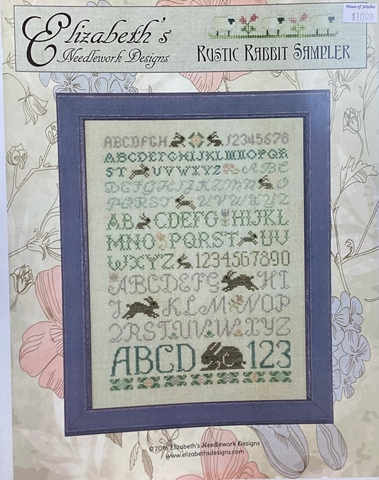 Rustic Rabbit Sampler by Elizabeth’s Needlework Designs