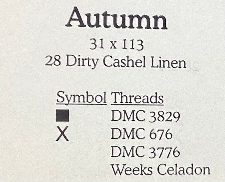 Four Seasons Welcome by Elizabeth’s Needlework Designs