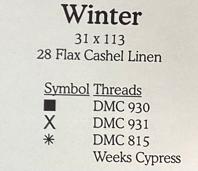 Four Seasons Welcome by Elizabeth’s Needlework Designs