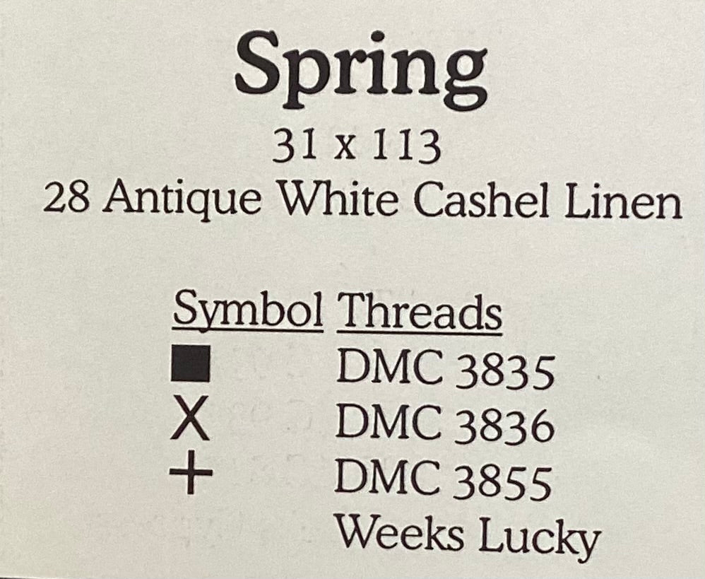 Four Seasons Welcome by Elizabeth’s Needlework Designs