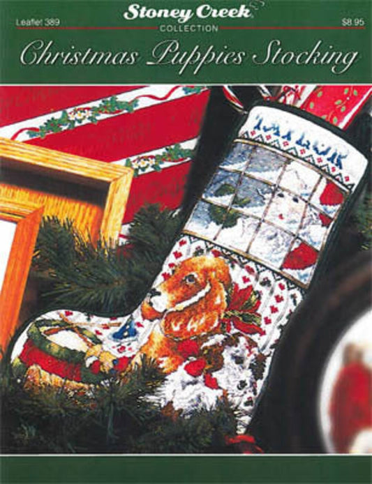 Christmas Puppies Stocking by Stoney Creek Collection