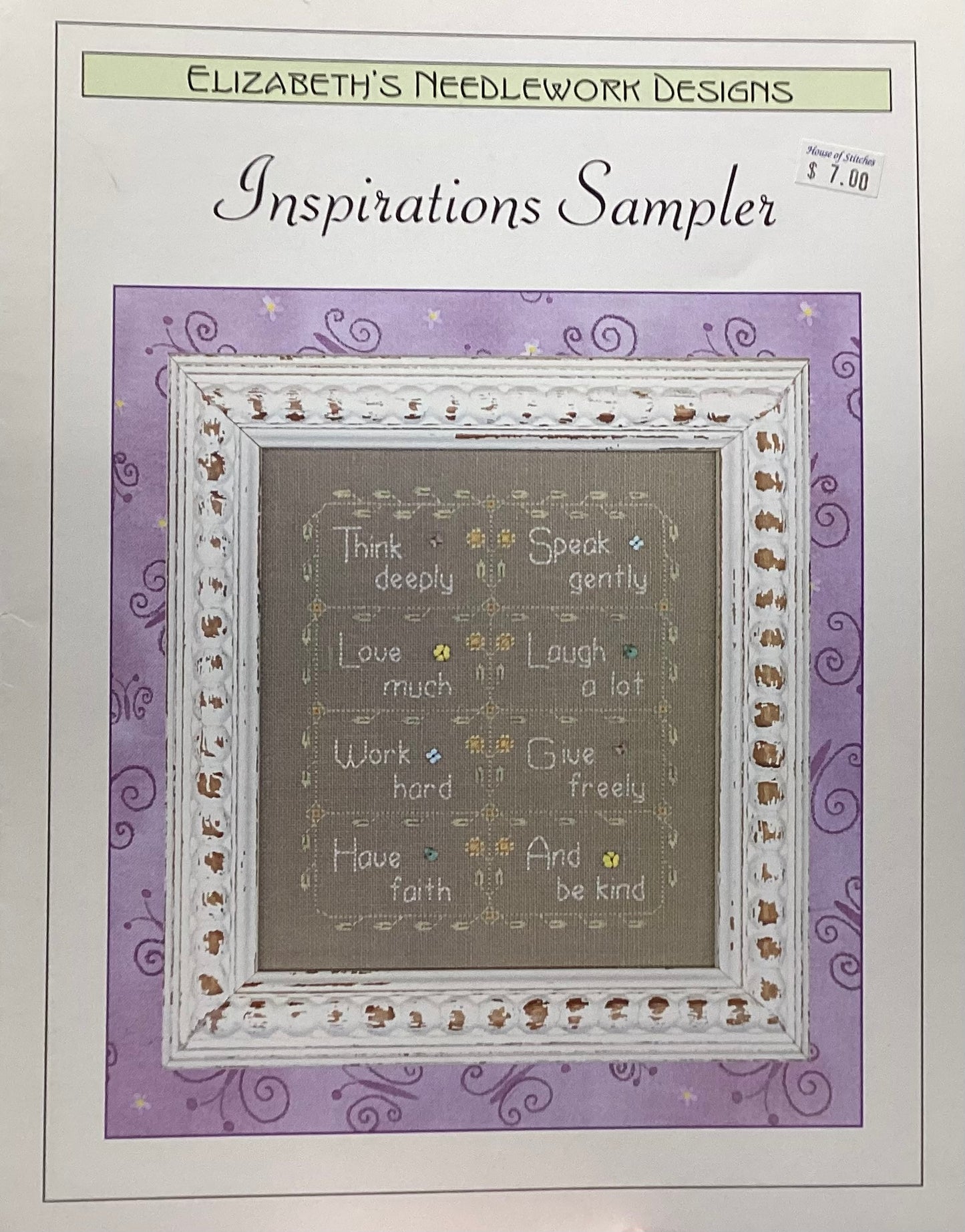 Inspirations Sampler by Elizabeth’s Needlework Designs