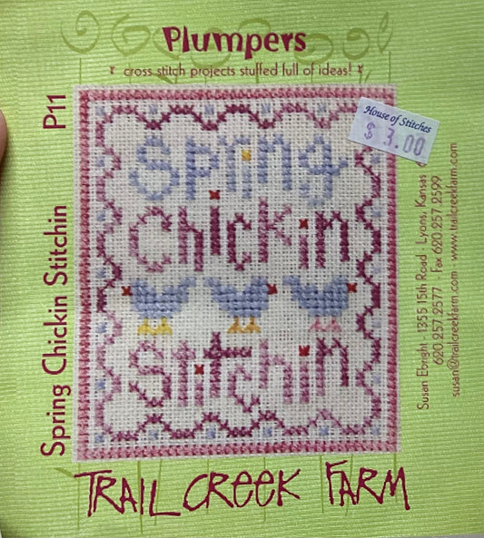 Spring Chickin Stitchin by Trail Creek Farm