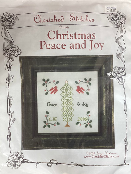 Christmas Peace and Joy by Cherished Stitches