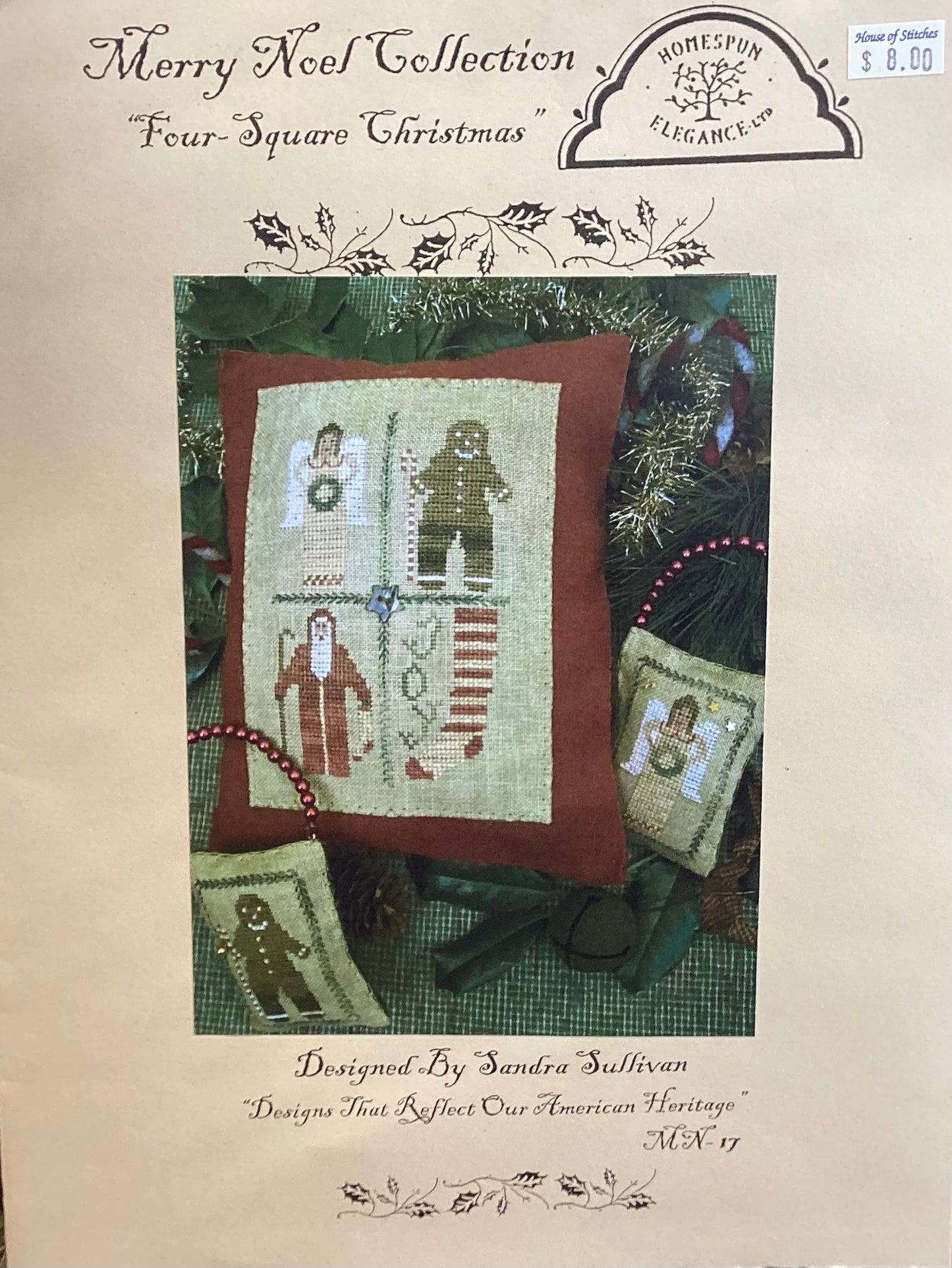 Four-Square Christmas by Homespun Elegance