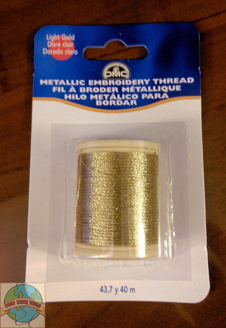 DMC Metallic Embroidery Thread Light Gold (Art 282)