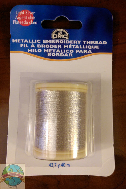 DMC Metallic Embroidery Thread Light Silver (Art 283)