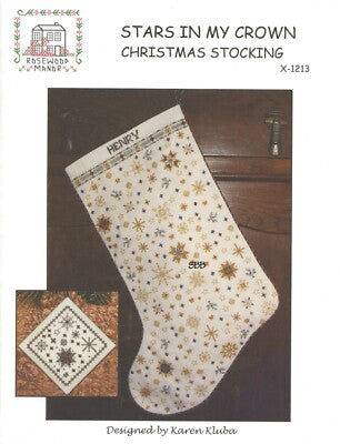 Stars In My Crown Christmas Stocking by Rosewood Manor
