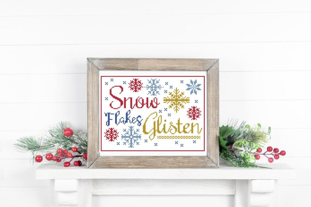 Snow Flakes  Glisten by Anabella’s