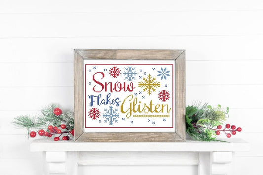 Snow Flakes  Glisten by Anabella’s