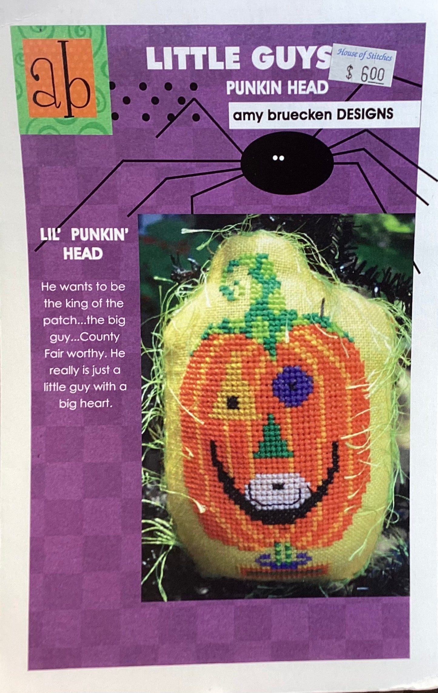 Little Guys: Pumpkin Head by Amy Bruecken Designs