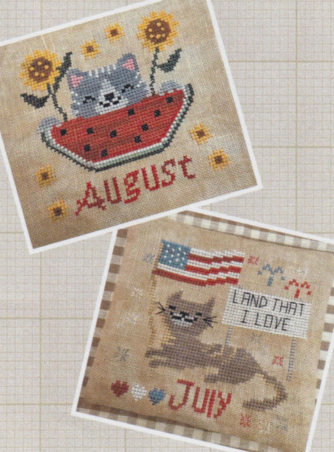 Cats of the Month: July and August by Romy’s Creations