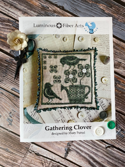 Gathering Clover by Luminous Fiber Arts