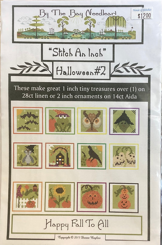 Stitch An Inch Halloween #2 by By The Bay Needleart