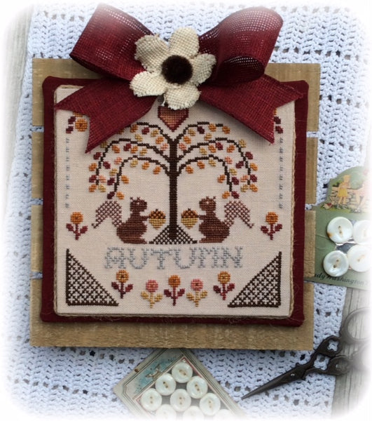 Sheltering Tree: Autumn By Annie Beez Folk Art
