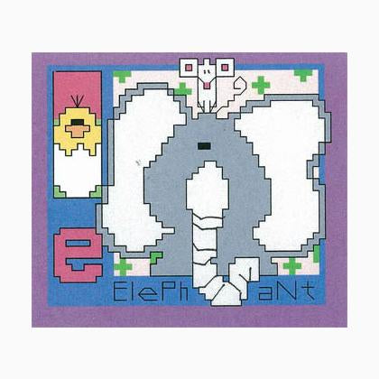 AlphaZoo ‘E’ by Amy Bruecken Designs