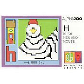 AlphaZoo ‘H’ by Amy Bruecken Designs