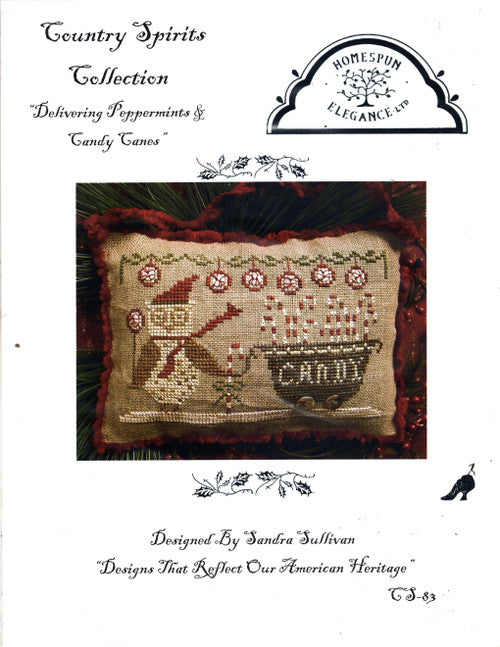 Delivering Peppermint & Candy Canes by Homespun Elegance