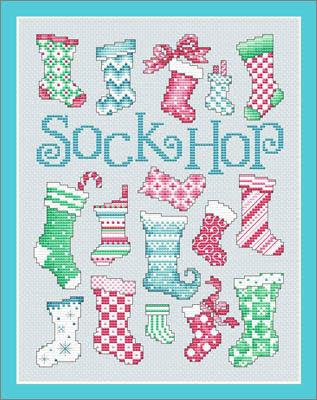 Christmas Sock Hop by Sue Hillis Designs
