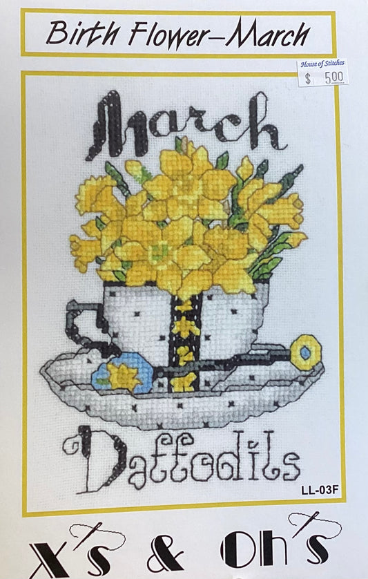Birth Flower-March by X’s & Oh’s