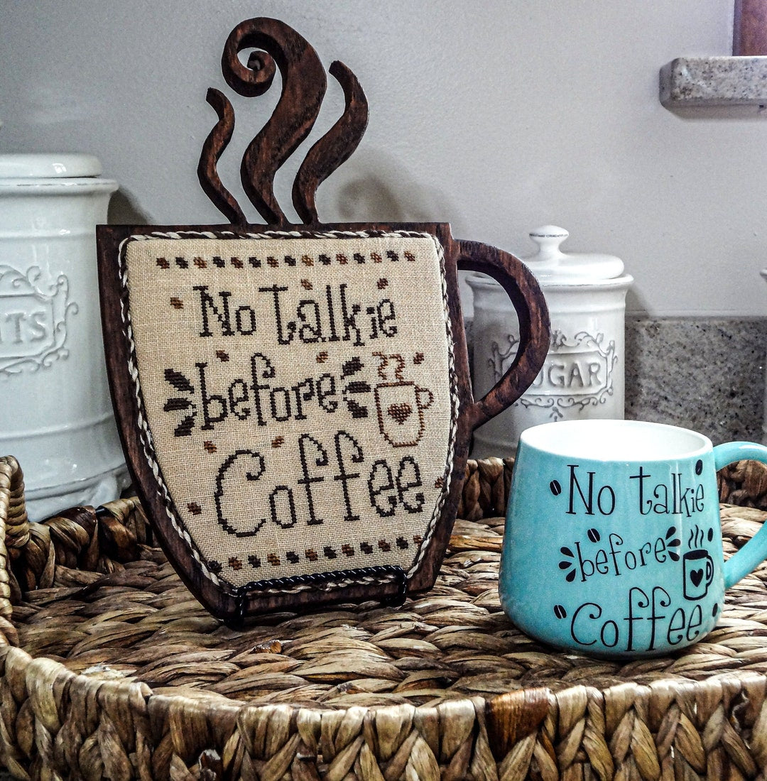 No Talkie Before Coffee by New York Dreamer