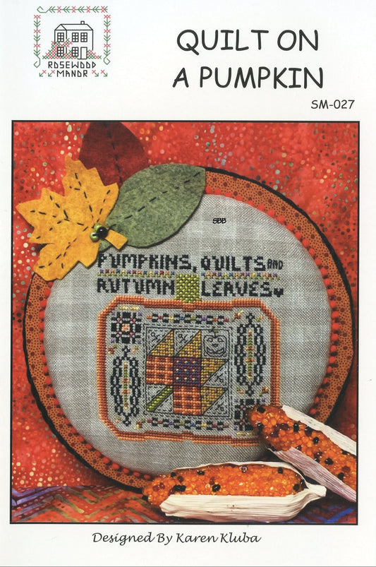 Quilt on a Pumpkin by Rosewood Manor