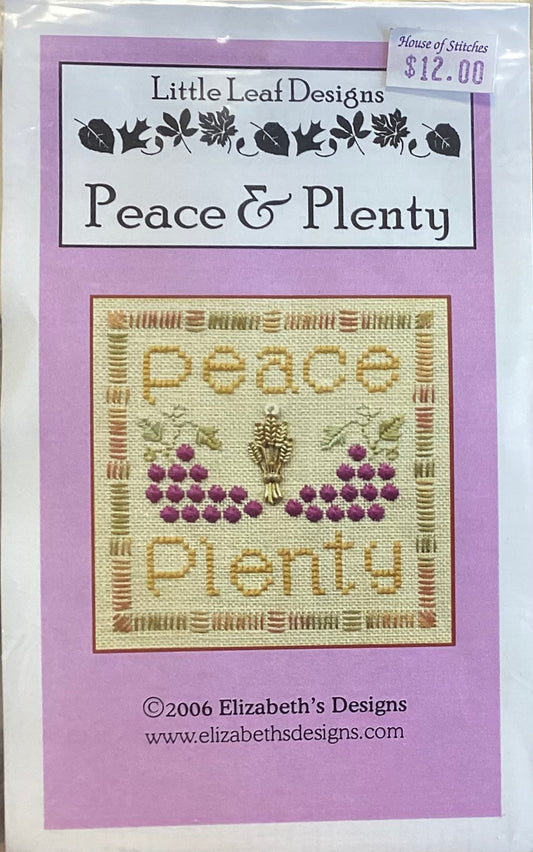 Peace & Plenty, Little Leaf Designs by Elizabeth’s Designs