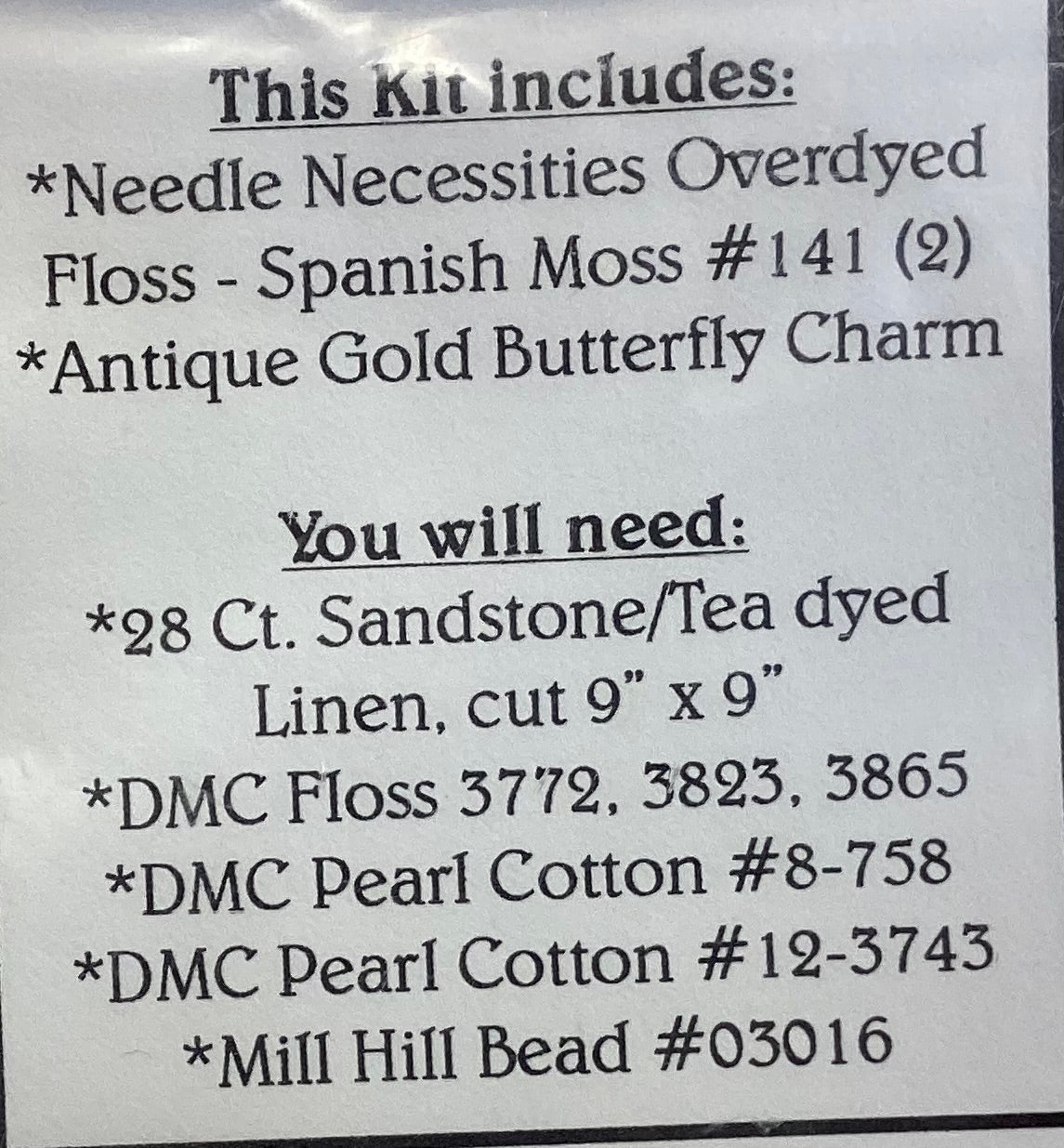 Betsy’s Butterfly, Little Leaf Designs by Elizabeth’s Designs