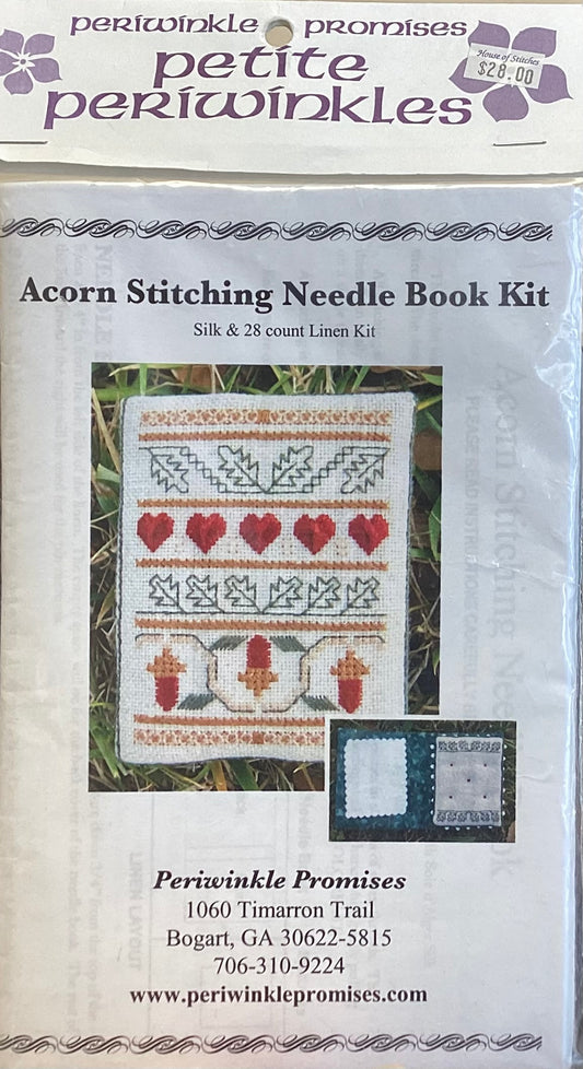 Acorn Stitching Needle Book Kit by Periwinkle Promises