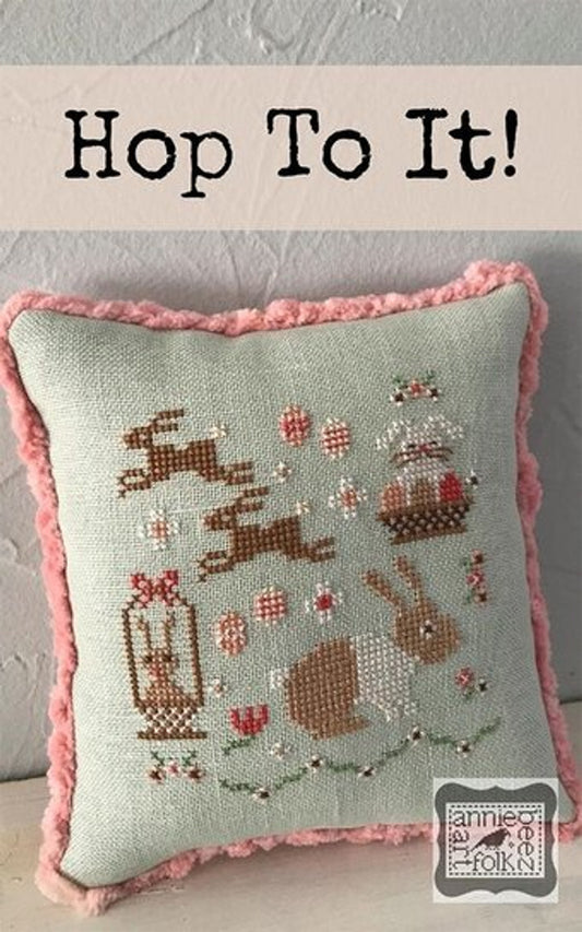 Hop To It! By Annie Beez Folk Art