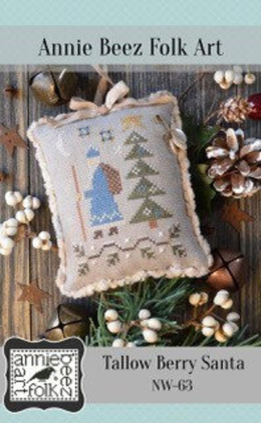 Tallow Berry Santa By Annie Beez Folk Art