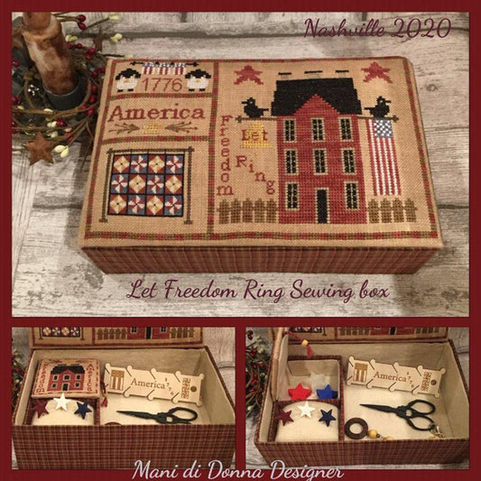 Let Freedom Ring Box by Mani di Donna