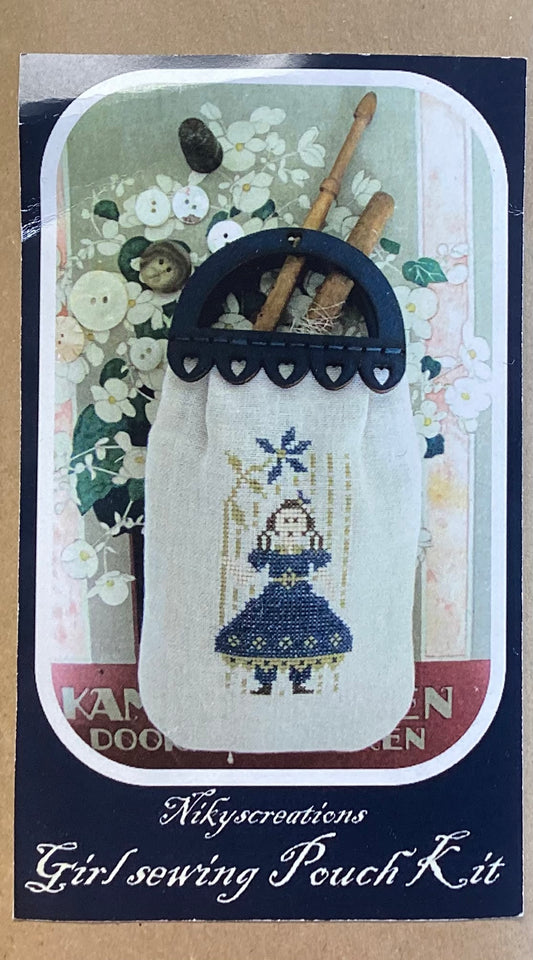 Girl Sewing Pouch Kit by Nikyscreations